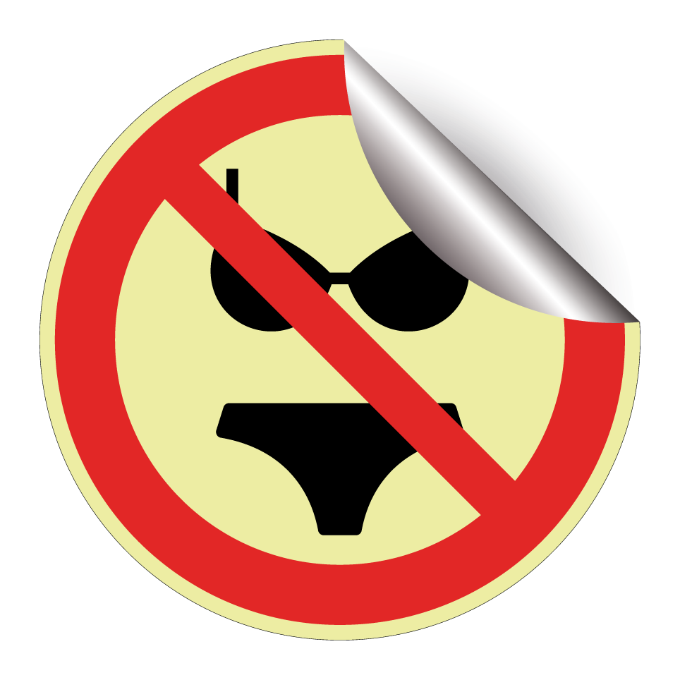 No bikini