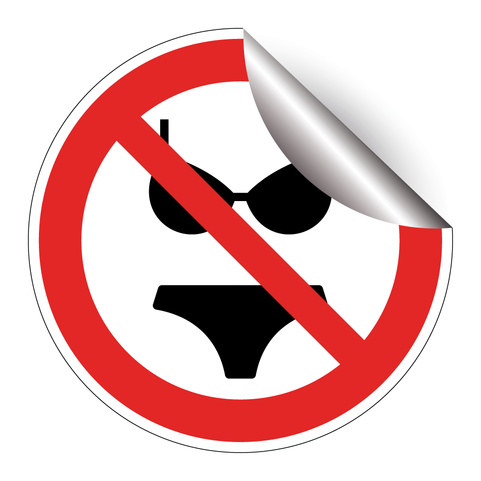 No bikini