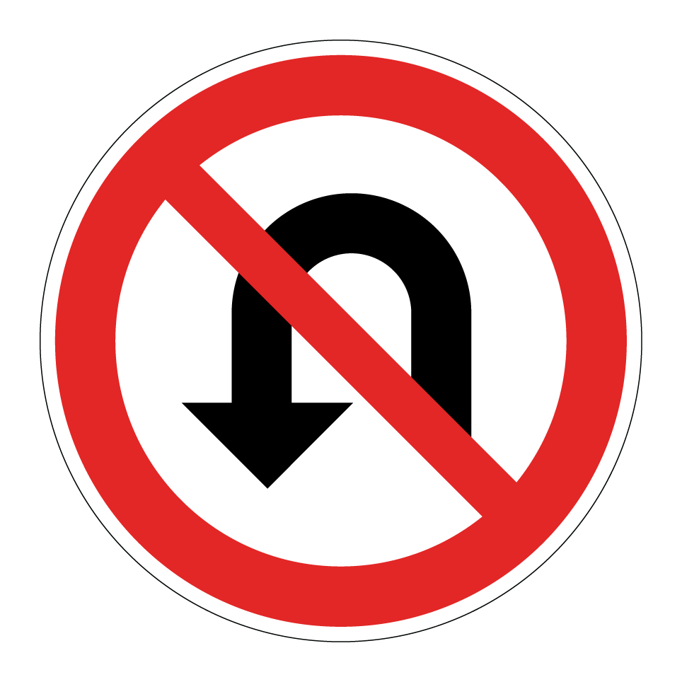 No U-turn