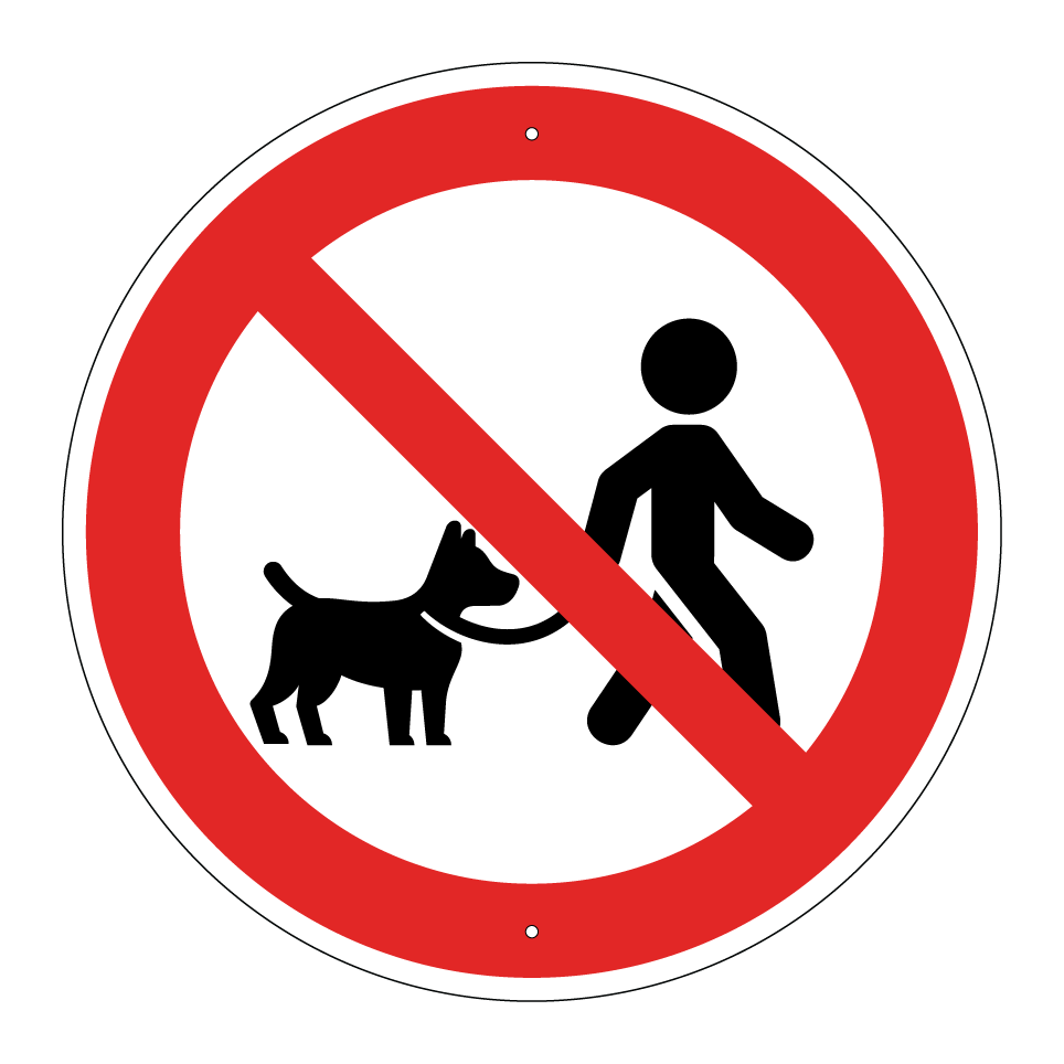 No dog walking