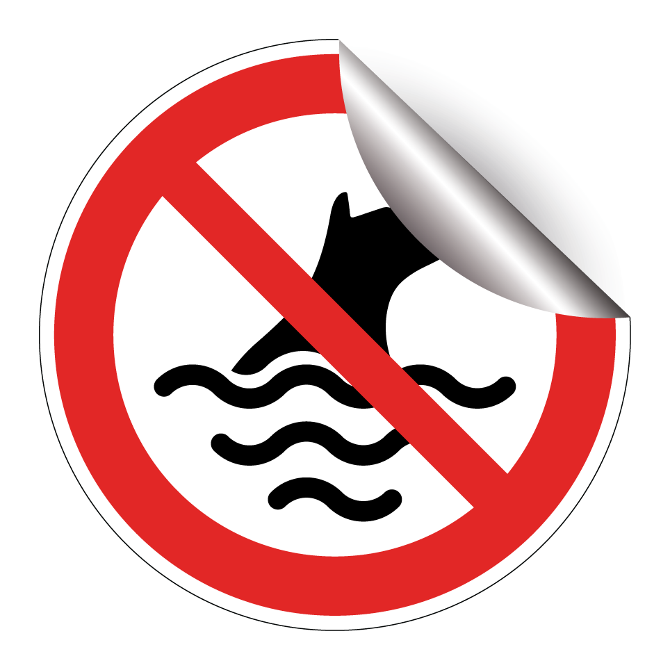 No dogs in water