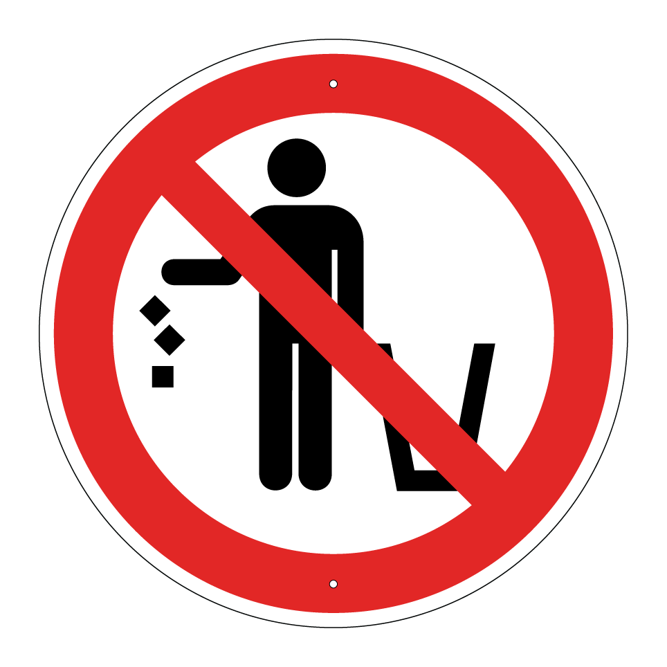 No littering