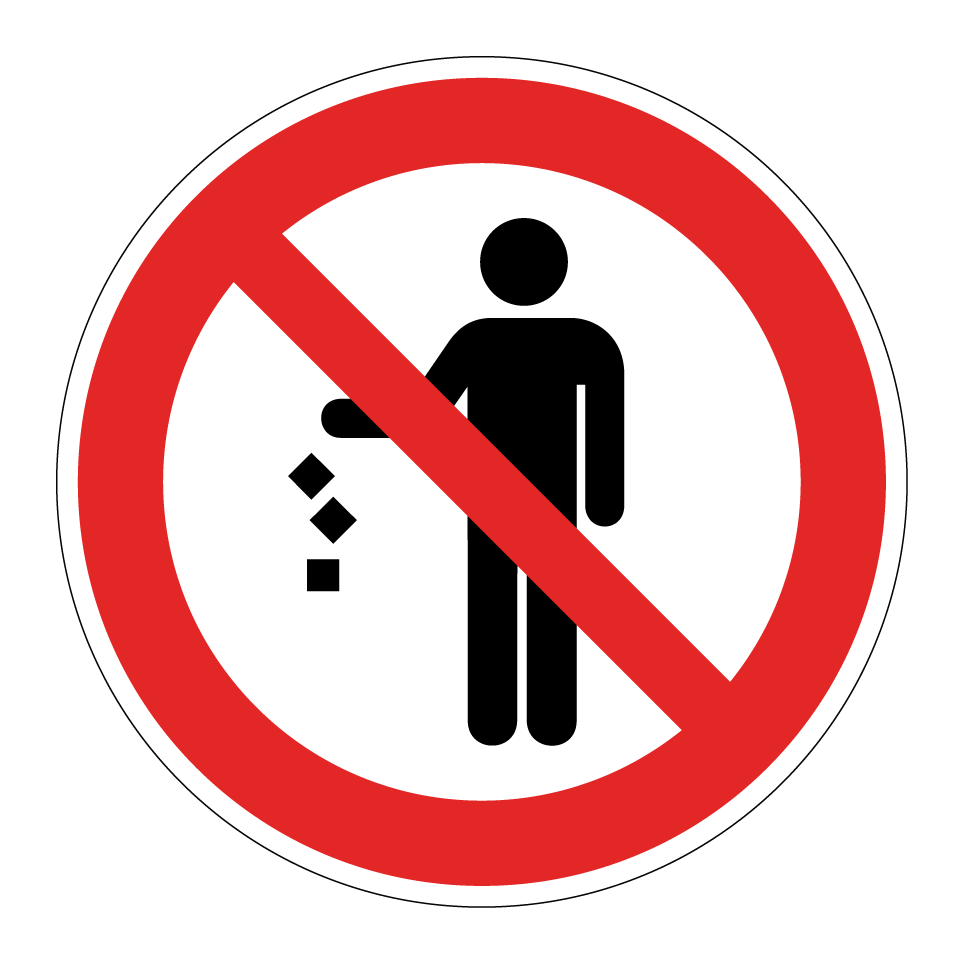No littering