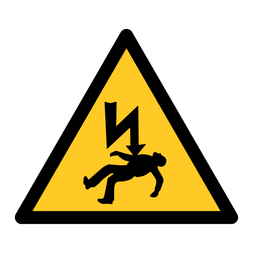 Warning risk of electric shock