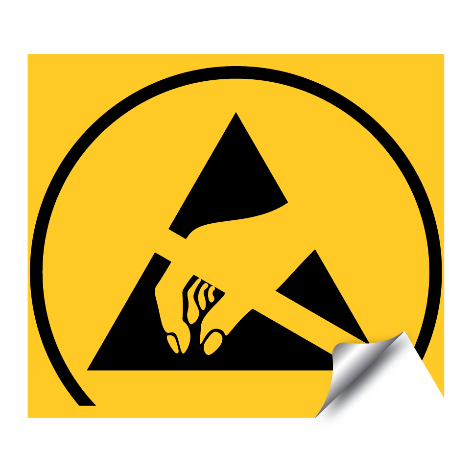 Warning electrostatic sensitive device