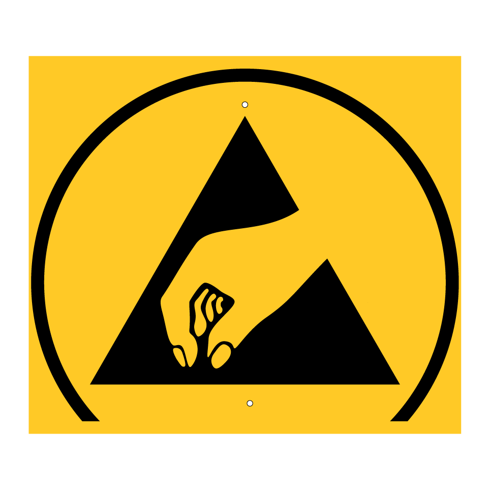 Warning electrostatic sensitive device