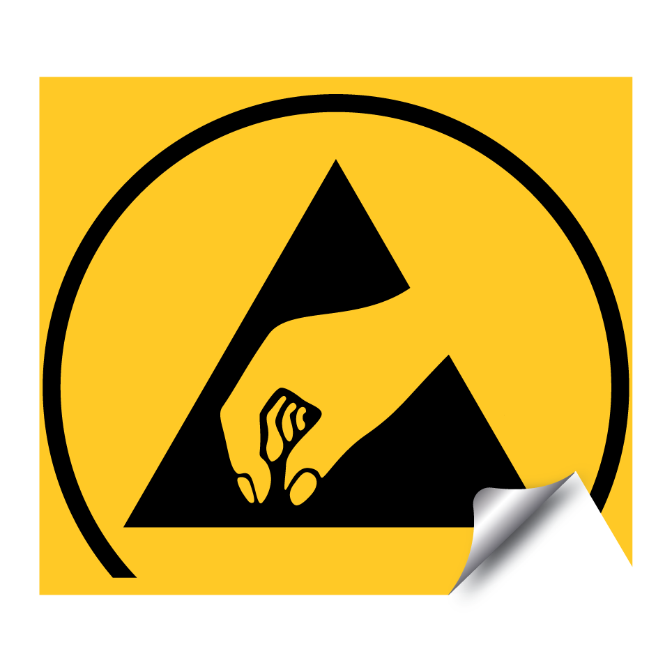 Warning electrostatic sensitive device