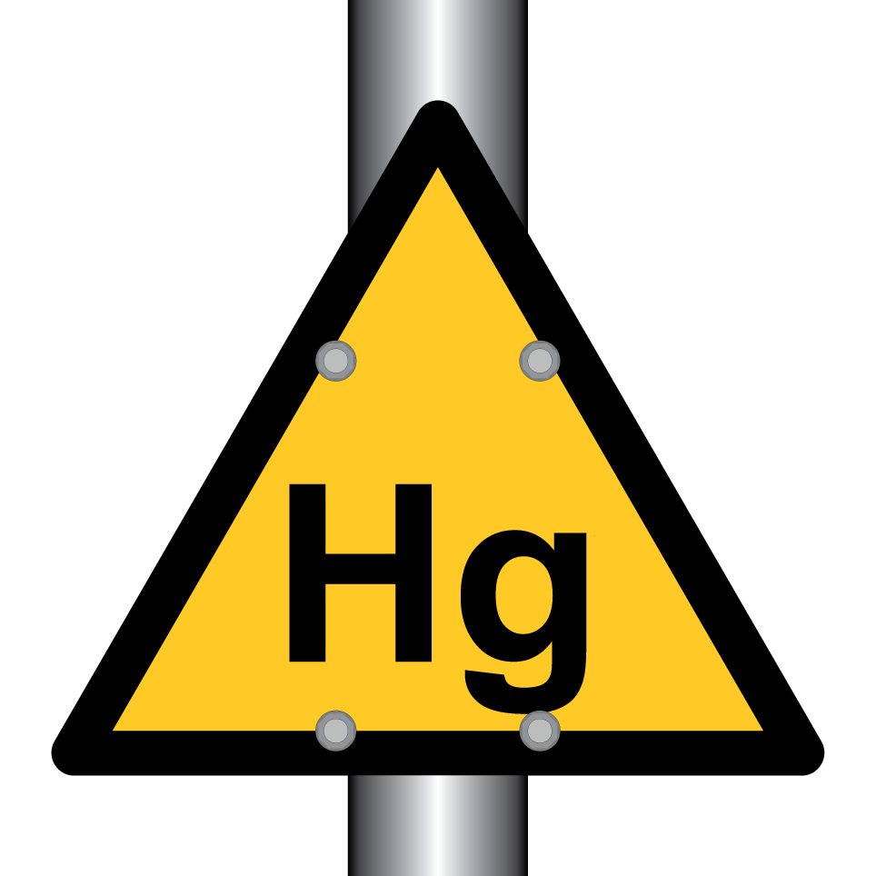 Warning mercury hazard