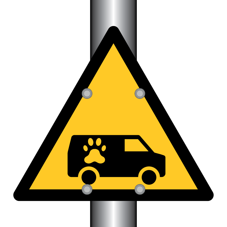 Warning animal transport