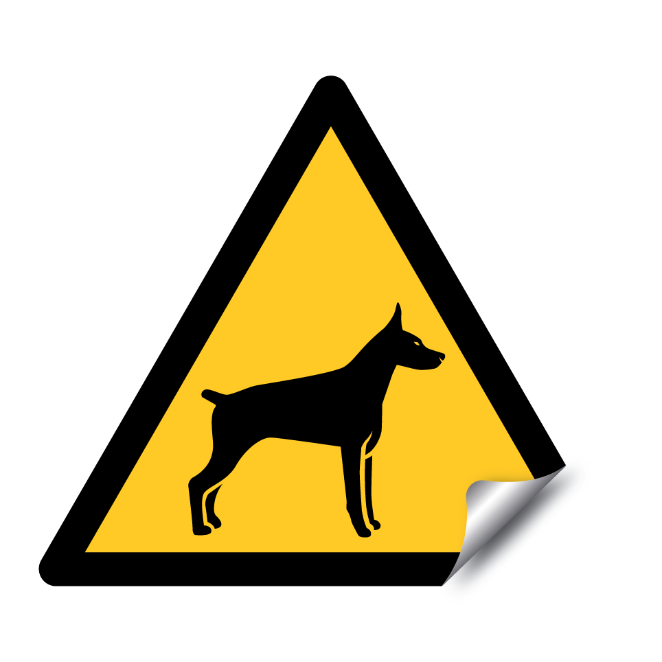 Warning doberman