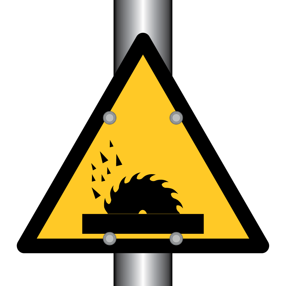 Saw blade hazard