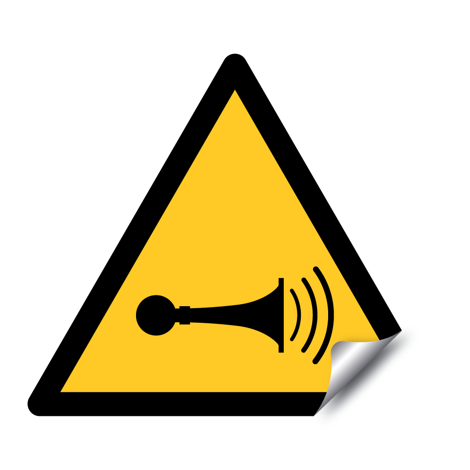 Horn sound warning