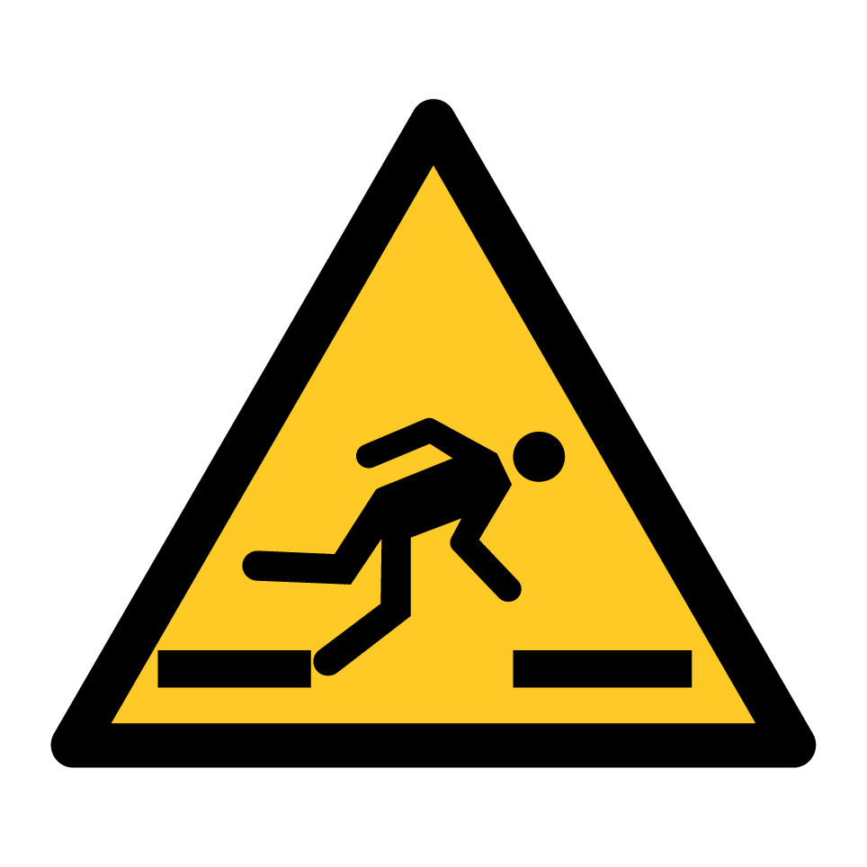 Warning trip hazard