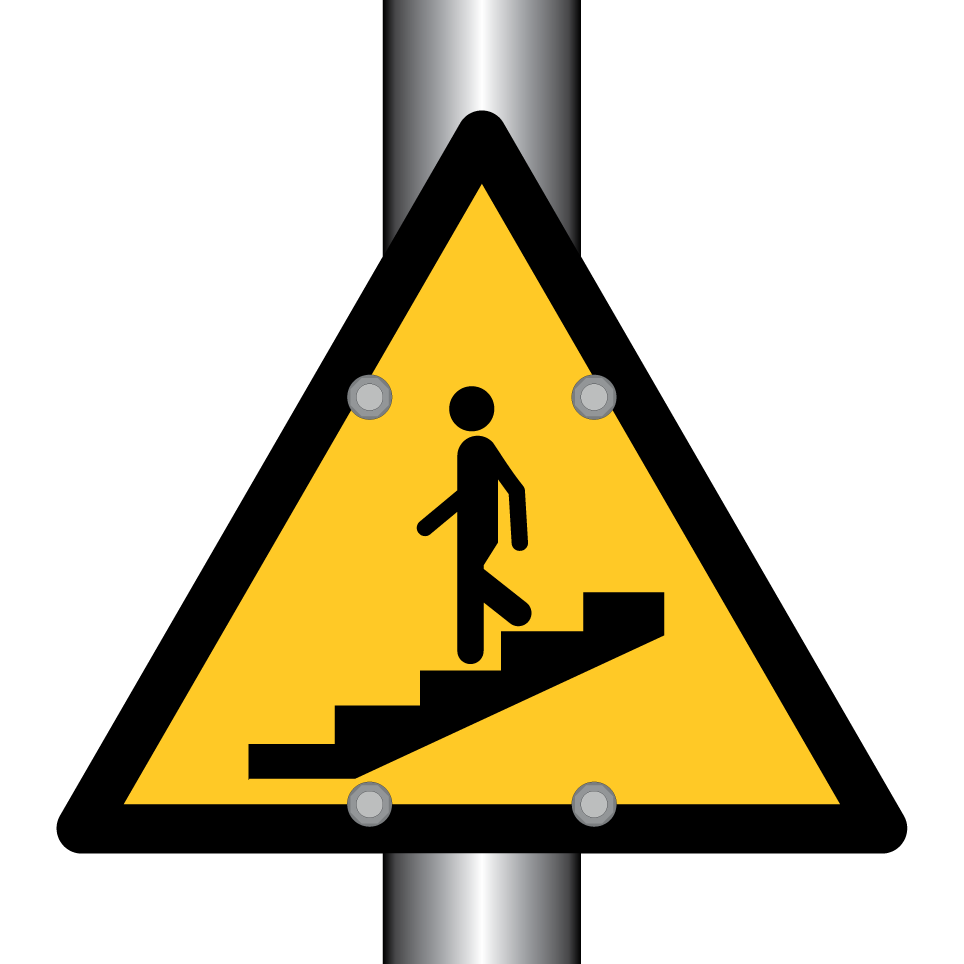 Warning stairs
