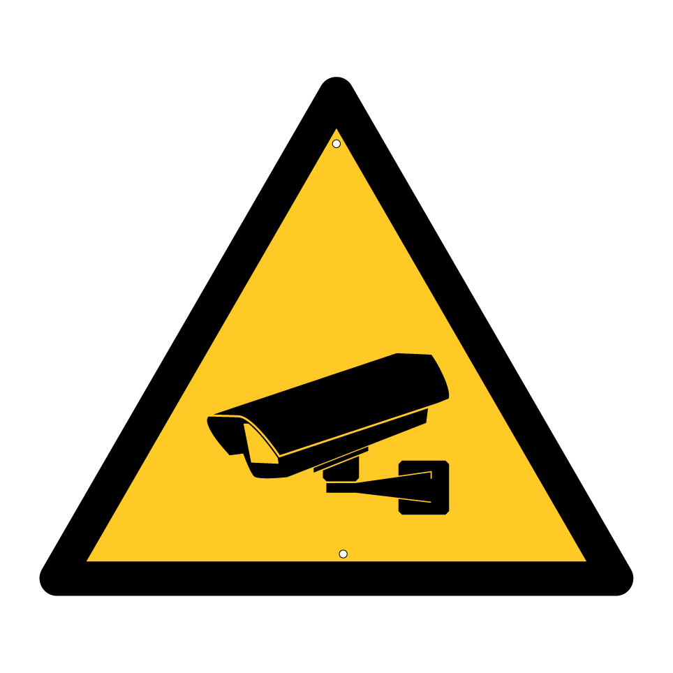 Warning CCTV surveillance