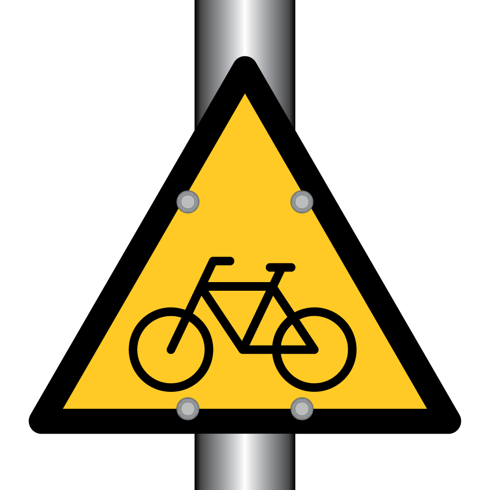 Warning cyclists