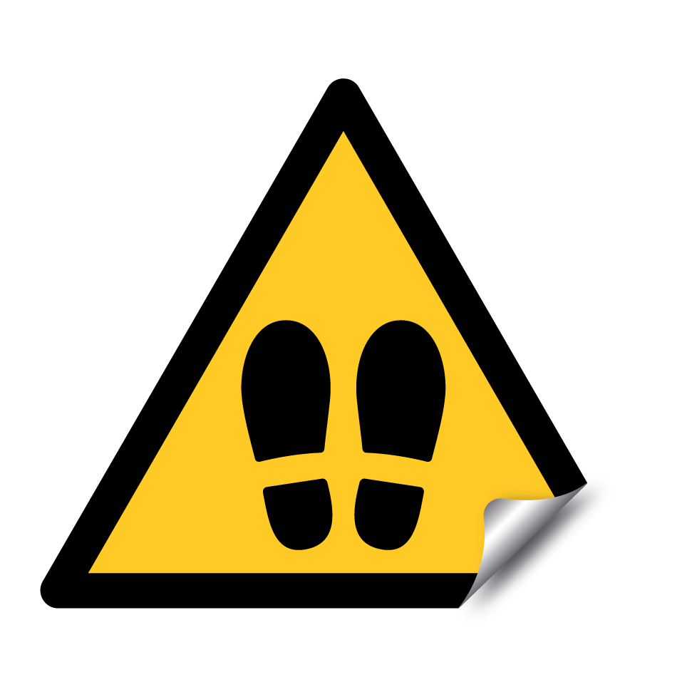 Warning footpath