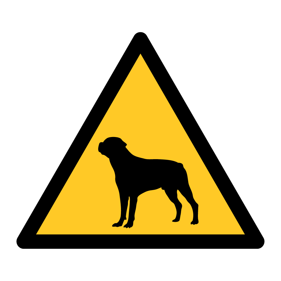 Warning dog - Mastiff