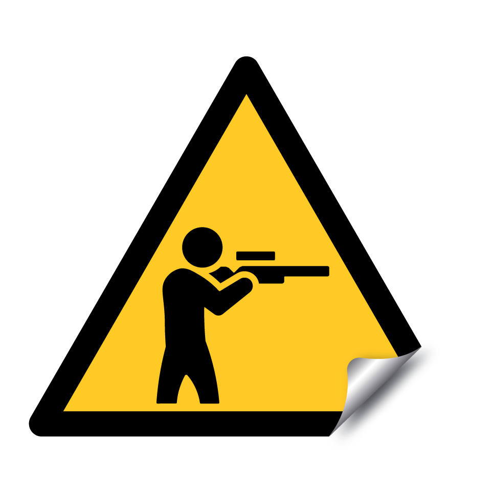 Warning shooting/firearms hazard