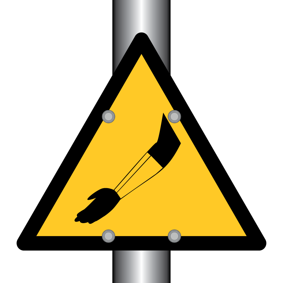 Warning protective forearm required