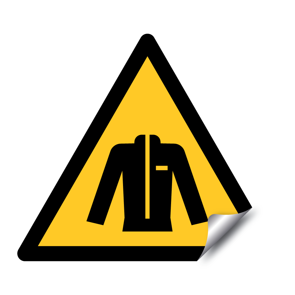 Warning protective clothing required